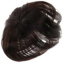 WHAMVOX Women Hairpiece Wiglet Toppers Dark Thin Extension Woman
