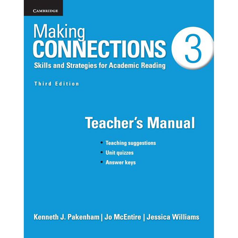 Making Connections Level 3 Teacher's Manual Skills and Strategies for