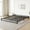 black FULL, variant on Yesurprise King Size Metal Platform Bed Frame with Wavy Pattern Steel Slat Support Mattress Foundation and No Box Spring Needed Easy Assembly Black