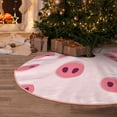 thumbnail image 5 of Sikiie Cute Pig Nose Nativity Christmas Tree Skirt, Jesus Christian Winter Holiday Tree Mat Decoration(30-48IN)30", 5 of 6