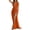 Orange, variant on Women's One Piece Swimsuit Solid Color Vintage Lace Up High Waisted Ruched Bikini Bathing Suit for Beach Pool Party Vacation, White XL