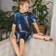 thumbnail image 4 of Balery Crystal Pattern White Horse Conjunto de Pijama Infantil de Manga Corta con Estampado – Ropa de Dormir de Algodón Suave-4X-Large, 4 of 6
