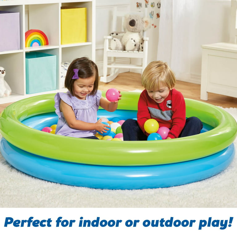 Kidoozie B-Active G02652 - Piscina Jumbo Splash n' Play, piscina de 50  pulgadas, 100 bolas, perfecto para niños pequeños, para edades de 2 años en