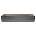 thumbnail image 4 of Wide Rectangular Concrete Vessel Sink - Dark Gray, 4 of 10