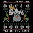 thumbnail image 2 of Women's Disney Christmas Naughty List  Graphic T-Shirt, 2 of 4