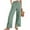 Mint Green, variant on Vivianyo HD Women's Solid Patch Pocket Wide Leg Casual Long Pants, Womens Lightweight Drawstring Elastic Waist Full Length Pull On Trousers for Daily Travel Wear, Sizes S-2XL