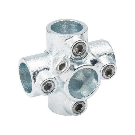 Galvanized 3/4-in Four Socket Cross fits Pipe O.D. 1.05-in