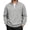 Gray, variant on hoksml Men s Quarter Zip Sweatshirt Solid Color Casual Long Sleeve Pullover for Fall Daily Work Outdoor Comfort