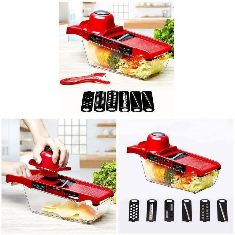 Vegetable Peeler with Storage Container Fruit Grater Holder Box Potato  Carrot
