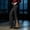 Brown, variant on Vintage Gothic Contrast Panel Flare Pants Elastic Waist Lace Up Split Bottom Trousers With Pockets Halloween Party Daily Wear Trousers