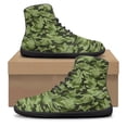 thumbnail image 7 of POLERO Green Camo Print Casual Tennis Shoes for Men Women Breathable High Top Work Sneakers Running Walking Tennis Jogging Walk Shoes Fitness Travel Trainer Athletic Sneaker for All Weather, 7 of 7