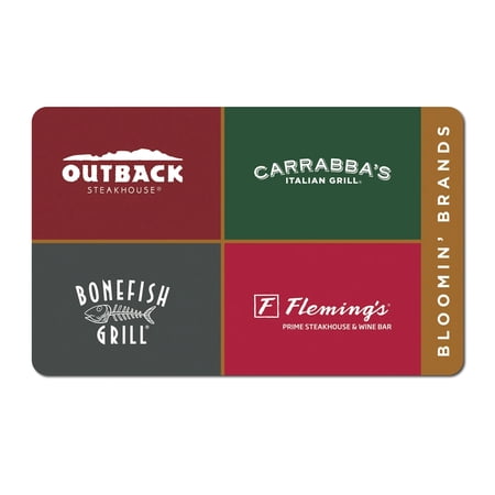 Bloomin’ Brands eGift Card [Email Delivery]