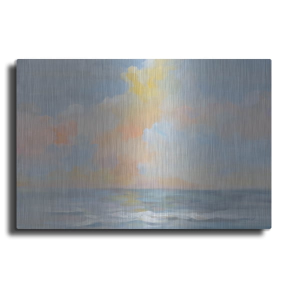 Luxe Metal Art 'June Sunrise'  by Silvia Vassileva Metal Wall Art, 36" x 24"
