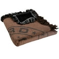 thumbnail image 5 of Ford Blanket, 50'x60' Vintage Bronco Leather Logo Woven Tapestry Cotton Blend Fringed Throw Blanket, 5 of 6