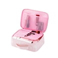 thumbnail image 4 of 1 Pc Travel Cosmetic Bag — 9.4in x 7.1in x 3.5in, Portable Toiletry Organizer, Polyester Makeup Pouch for Storage & Carrying(A), 4 of 6