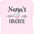 thumbnail image 4 of Inktastic Nana's Favorite- Heart Grandchild Boys or Girls Toddler T-Shirt, 4 of 5