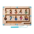 thumbnail image 2 of Educational Number Maze Game, Kids Learning Toy, Hand-Eye Coordination Puzzle, Montessori Counting Board, Travel-Friendly Brain Teaser, Birthday Gift for Toddlers, 2 of 6