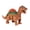 Brown, variant on Grey Kids Electric Dinosaur Toy With Lights Roaring Sound And Walking Simulation Model For Play