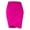 C275 Hot Pink, variant on Gbsyewxs Skirts For Women High Waist Solid Color Pleated Soft Slim Summer Women'S Skirts Grey