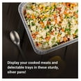 Aluminum Pans With Lids Half Size 9x13 Extra Heavy Duty, Disposable
