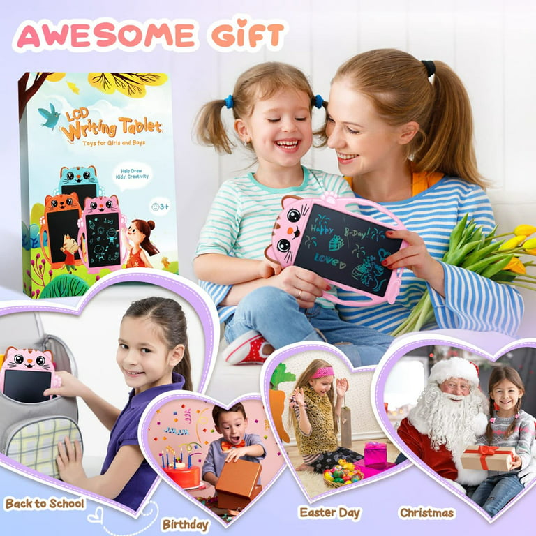 LCD Writing Tablet,Toys for kids Babys Girls Gifts, 8 Inch