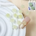thumbnail image 4 of Iumwxz 10 Piece 3D Artificial Flower Nail Art Decorations 8mm Multicolor Synthetic Resin Flat Back Embellishments for DIY Nails Phone Cases Jewelry Making and Crafts, 4 of 6