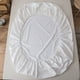 thumbnail image 2 of Juego de gorro de cama impermeable para hotel, lijado de color sólido, funda protectora de sábana para colchón a prueba de orina para bebé, 2 of 5