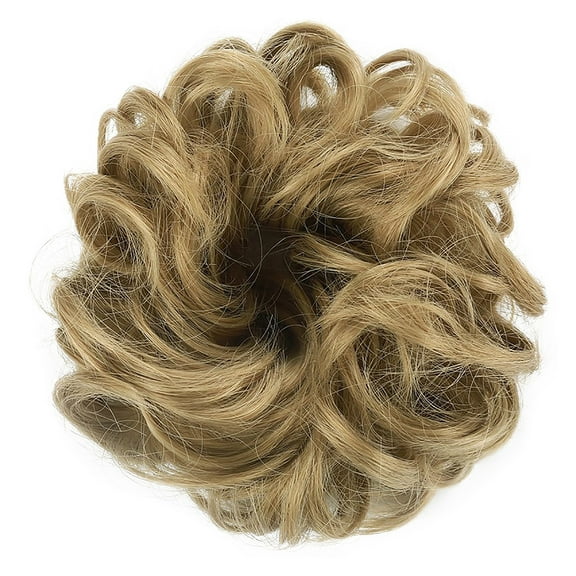 UYUH Hair Extension Wrap Messy Hair Bun Curly Heat Ponytail Hairpiece for Beautiful Wig Women Girl Fashion Party C-osplay Wig Women Fashionable Trend Wig