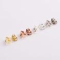 thumbnail image 2 of Gold Silver Color Small Butterfly Ear Stud Jewelry Findings Accessories Stainless Steel Jewelry Making Supplies Ear Stopper Earring Blocked Earrings Back ROSE GOLD, 2 of 8