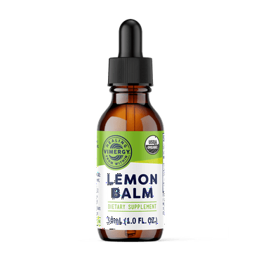 Vimergy USDA Organic Lemon Balm Extract, 30 Servings