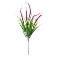 thumbnail image 1 of Artificial Plant Outdoor Fake Grass with Flowers UV Resistant Greenery Garden Porch Window Box Decorating, 1 of 6