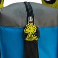 thumbnail image 3 of Lonchera Portátil para Almuerzo, Diseño Snoopy & Charlie Brown, 75 Aniversario, Bolsa Térmica Reutilizable con Asa y Correa Expandible, Color Gris con Azul, 3 of 3