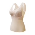 thumbnail image 1 of Chaleco térmico de terciopelo alemán nuevo de otoño e invierno para mujer, lijado de doble cara con almohadilla para el pecho, ropa interior térmica calefactora de base ajustada para mujer, 1 of 6