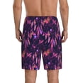 thumbnail image 4 of Lsque Purple Dreamcatcher Mens Sleep Pajama Shorts,Short Pajama Pants, Cotton Ultra-Soft Knit-XX-Large, 4 of 9
