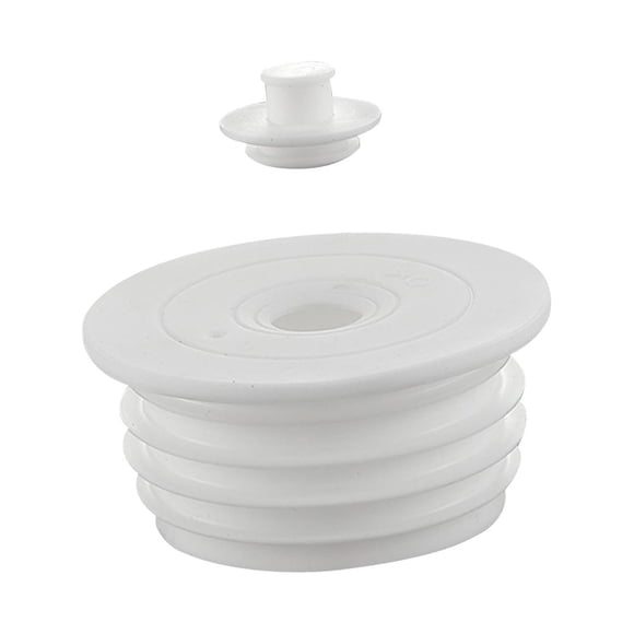 Tapón de sellado para manguera de desagüe de lavadora, anillo de sellado duradero para fregona de baño. 70-75 mm Blanco