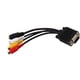 thumbnail image 1 of VGA SVGA A S VIDEO 3 AV TV Adaptador Convertidor PC Cable de audio para Portátil, D-SUB 15 Pines VGA A A/V Y S-Video Cable Adaptador Con Entrada EstánDar, Entrada Estándar Sub-d, 1 of 7