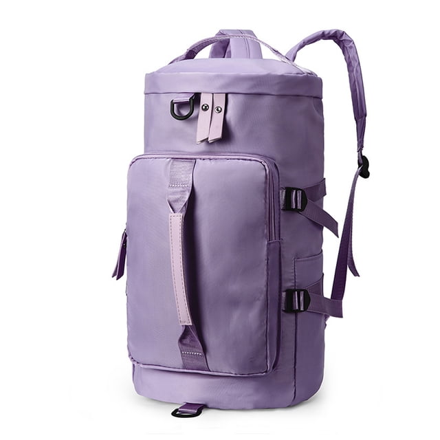 Bolsa de viaje de gran capacidad, almacén de zapatos independiente, separación seca y húmeda, mochila impermeable