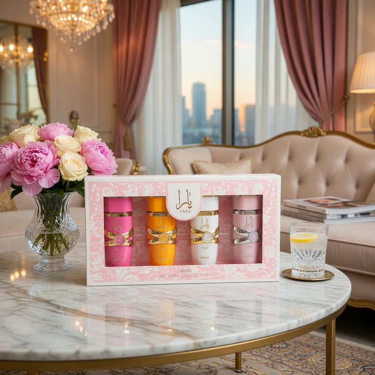 My Yara Collection by Lattafa, 4 Piece Set for Women - Walmart.com