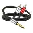 thumbnail image 4 of Cable Adaptador 6 35 Mm A 2 RCA Divisor Audio Y Inserción (2 M), 4 of 6