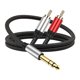 thumbnail image 5 of Cable Adaptador 6 35 Mm A 2 RCA Divisor Audio Y Inserción (3 M), 5 of 6