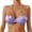 Bright Purple, variant on Mermaid Shell Bikini Top with Pearl Chain, Push Up Underwire Petal Swimsuit for Women, Sexy Beach Bathing Suit