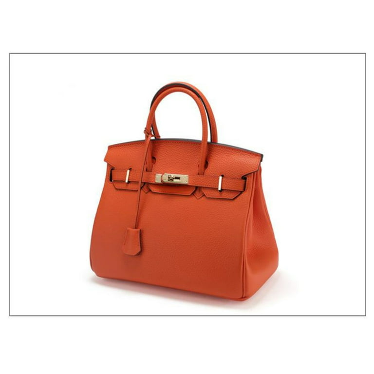 Bags, Genuine Leather Handbag Like Hermes Birkin
