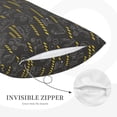 thumbnail image 3 of Goofa Retro Excavator Pattern Pillow Case – Plush & Soft Cushion Cover, Hypoallergenic Throw Pillow Case for Comfortable Sleep with Envelope Closure-16"x24", 3 of 6
