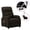 Dark brown, variant on vidaXL Massage Chair Massaging Recliner Push Cozy Chair for Elderly Fabric
