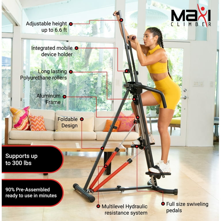 Cardio Maxi Climber En Walmart MaxiClimber XL Hydraulic Resistant