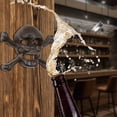 thumbnail image 5 of Metal Skull & Crossbones Beer Soda Bottle Opener Wall Mount Home Bar Pub Halloween Decor, 5 of 7