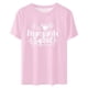 thumbnail image 2 of Camisetas de Manga Corta para Mujeres de Longitud Regular de Poliéster Sólido, Camiseta de Fiesta de Mayo Y Blusa Del Festival para la Primavera Y el Verano, 2 of 3