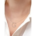 thumbnail image 4 of Imperial 1/20Ct TDW Diamond Alphabet G Pendant Necklace for Women in Sterling Silver, 4 of 6