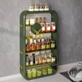 thumbnail image 3 of Xingzhi Bathroom Vanity Holder Kitchen Storage Rack for Dresser Table Bedroom Green, 3 of 9