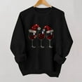 thumbnail image 5 of Mgmyaa Christmas Sweatshirt for Women Light Sweatshirts Long Sleeve Shirts Crewneck Pullover Tops, 5 of 5